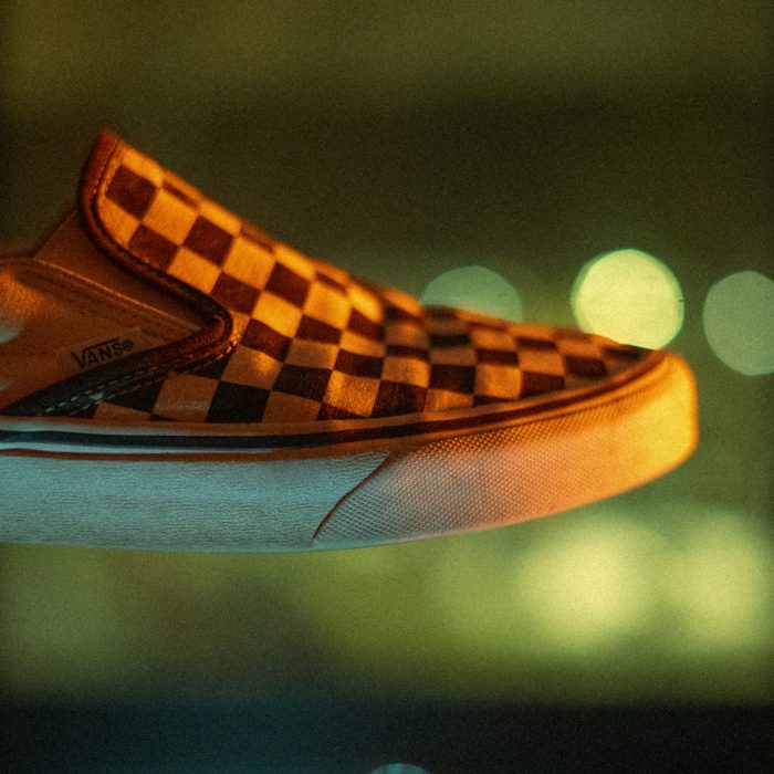 Vans during the night